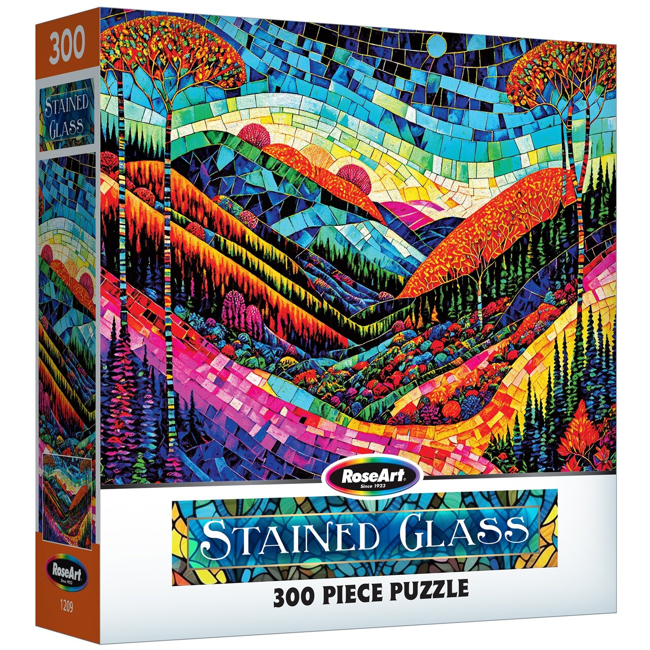 RoseArt Stained Glass Jigsaw Puzzle 300 Pieces 18"X24"-Dreamland